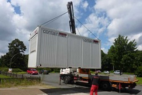In der Not hilft der mobile Friseurcontainer